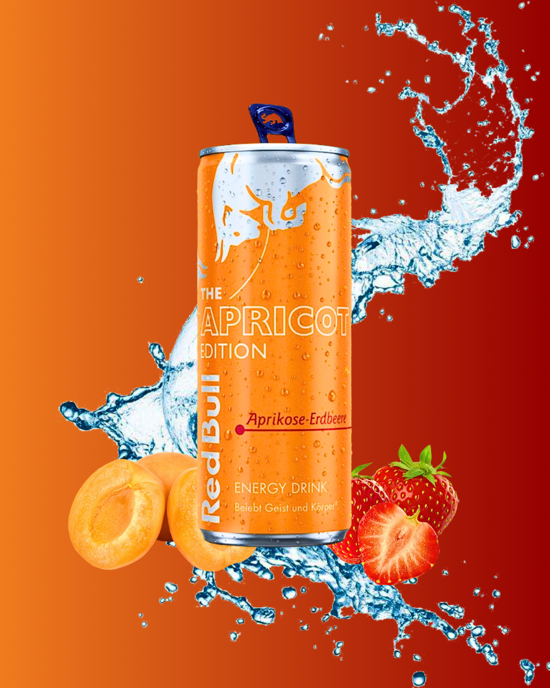 THE APRICOT EDITION Red Bull Apricot - Strawberry