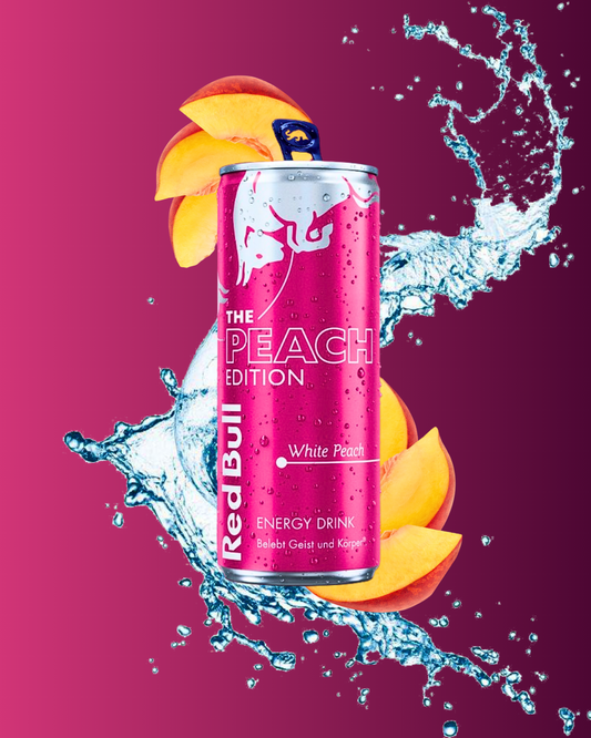 THE PEACH EDITION Red Bull White Peach