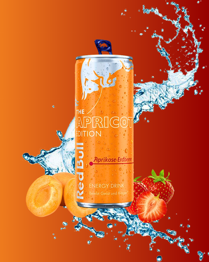 THE APRICOT EDITION Red Bull Apricot - Strawberry