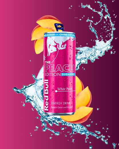 THE PEACH EDITION Red Bull White Peach SUGARFREE
